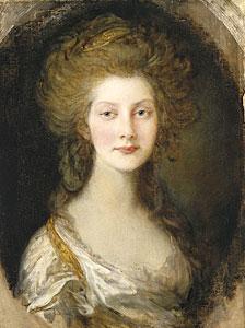 Thomas Gainsborough Princess Augusta aged Norge oil painting art